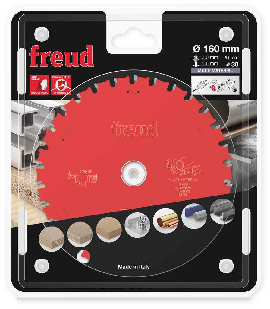 Freud Kreissägeblatt FR06M001H 160x20x2/1,6mm Z30 Tauchsäge Multi F03FS10114 Freud Kreissägeblatt FR06M001H 160x20x2/1,6mm Z30 Tauchsäge Multi F03FS10114
