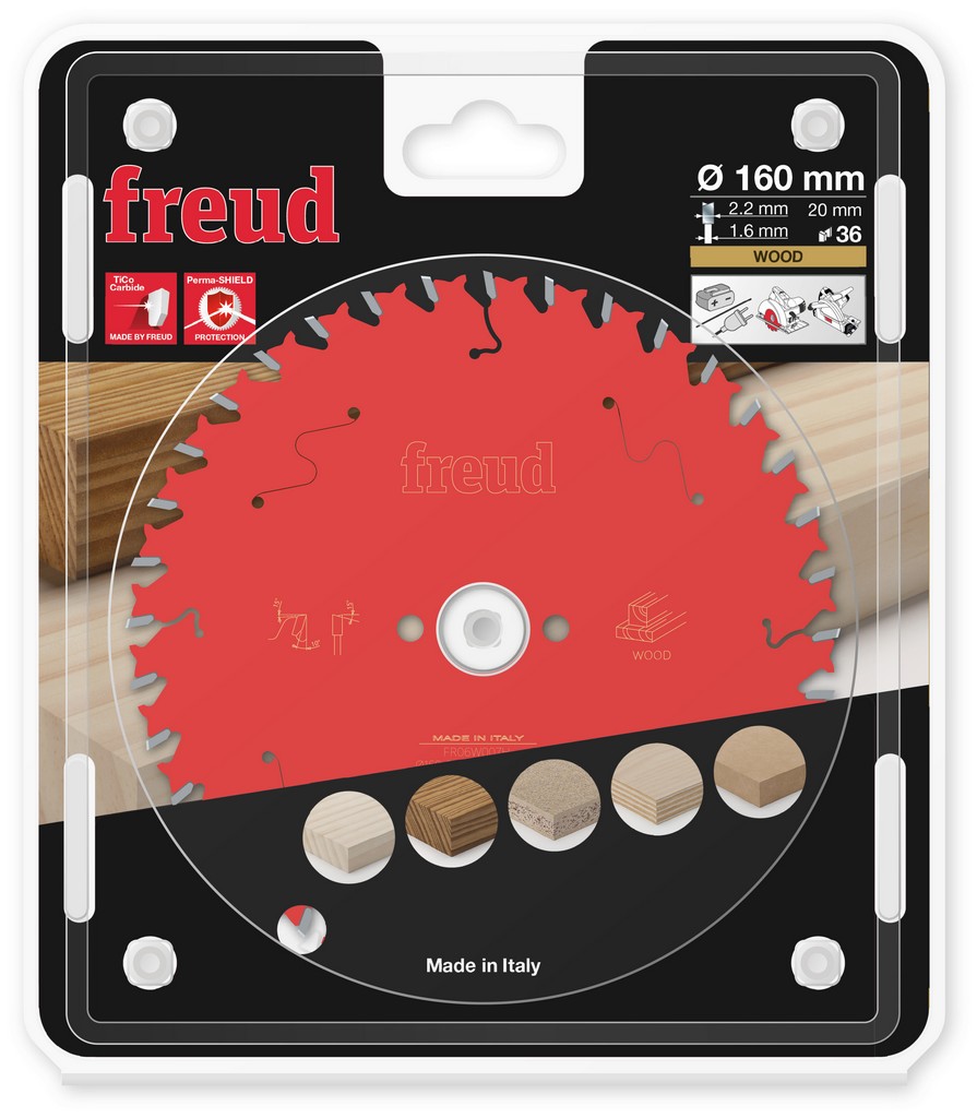Freud Kreissägeblatt FR06W007H 160x20x2,2/1,6mm Z36 Tauchsäge Holz F03FS09679 Freud Kreissägeblatt FR06W007H 160x20x2,2/1,6mm Z36 Tauchsäge Holz F03FS09679
