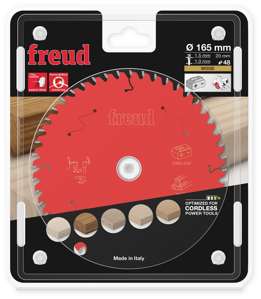 Freud Kreissägeblatt FR07W012HC 165x20x1,5/1mm Z48 Akku-Handsäge Holz F03FS10054 Freud Kreissägeblatt FR07W012HC 165x20x1,5/1mm Z48 Akku-Handsäge Holz F03FS10054