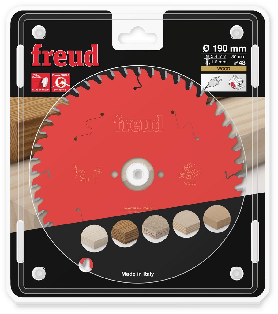 Freud Kreissägeblatt FR13W008H 190x30x2,4/1,6mm Z48 Handsäge Holz F03FS09719 Freud Kreissägeblatt FR13W008H 190x30x2,4/1,6mm Z48 Handsäge Holz F03FS09719