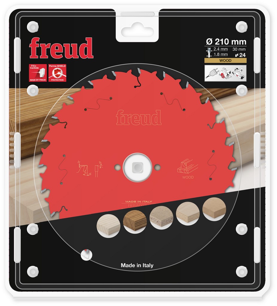 Freud Kreissägeblatt FR15W003H 210x30x2,4/1,8mm Z24 Handsäge Holz F03FS09725 Freud Kreissägeblatt FR15W003H 210x30x2,4/1,8mm Z24 Handsäge Holz F03FS09725