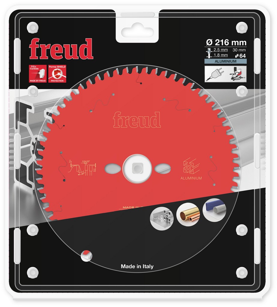 Freud Kreissägeblatt FR16A001M 216x30x2,5/1,8mm Z64 Kappsäge Alu F03FS09821 Freud Kreissägeblatt FR16A001M 216x30x2,5/1,8mm Z64 Kappsäge Alu F03FS09821