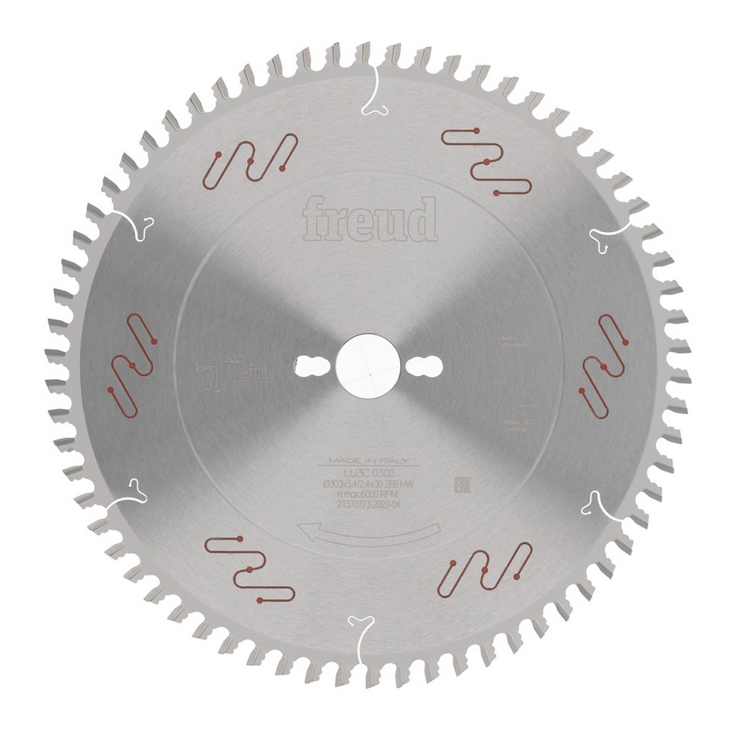 Freud Kreissägeblatt LU3C 0302 303x30x3,4/2,4mm Z66 Formatkreissägen F03FS09038 Freud Kreissägeblatt LU3C 0302 303x30x3,4/2,4mm Z66 Formatkreissägen F03FS09038