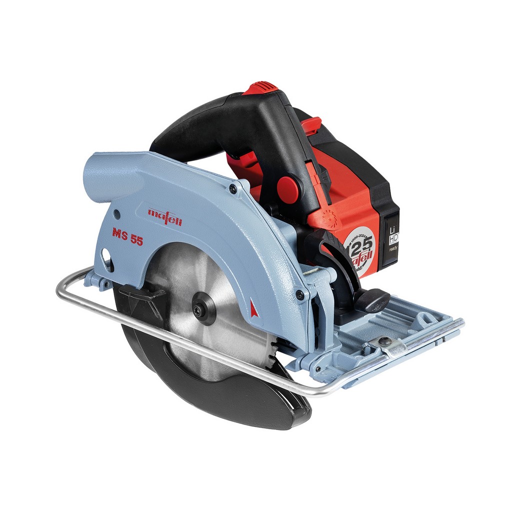 Mafell Akku Handkreissäge MS 55-18 PURE 18V leicht und robust 91E909 Mafell Akku Handkreissäge MS 55-18 PURE 18V leicht und robust 91E909
