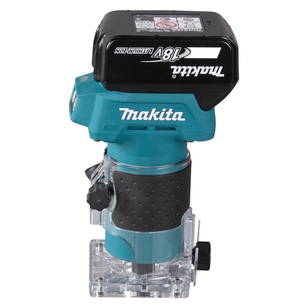 Makita Akku Kantenfräse 18V Hubhöhe 0 - 42mm ohne Akku ohne Ladegerät DRT52Z Makita Akku Kantenfräse 18V Hubhöhe 0 - 42mm ohne Akku ohne Ladegerät DRT52Z