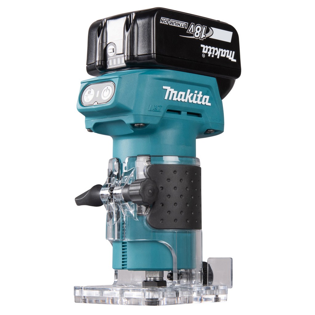 Makita Akku Kantenfräse 18V Hubhöhe 0 - 42mm ohne Akku ohne Ladegerät DRT52Z Makita Akku Kantenfräse 18V Hubhöhe 0 - 42mm ohne Akku ohne Ladegerät DRT52Z
