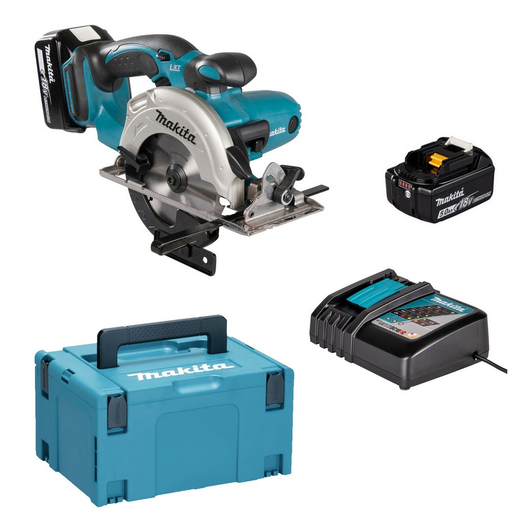 Makita Akku Handkreissäge 18V 51mm 2x 5,0Ah Akku und Ladegerät DSS501RTJ Makita Akku Handkreissäge 18V 51mm 2x 5,0Ah Akku und Ladegerät DSS501RTJ