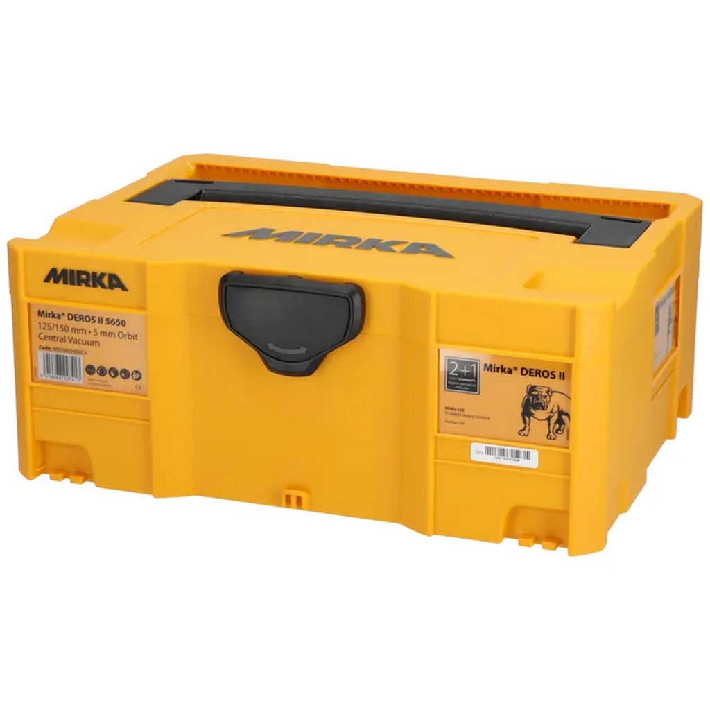 Mirka DEROS II 5650 125/150mm Hub 5.0 mit Case Exzenterschleifer MID5650404CA Mirka DEROS II 5650 125/150mm Hub 5.0 mit Case Exzenterschleifer MID5650404CA