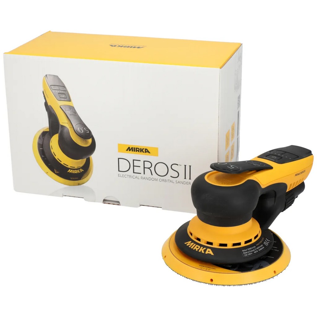 Mirka DEROS II 650 150mm Hub 5.0 Exzenterschleifer Schleifmaschine MID6504044 Mirka DEROS II 650 150mm Hub 5.0 Exzenterschleifer Schleifmaschine MID6504044