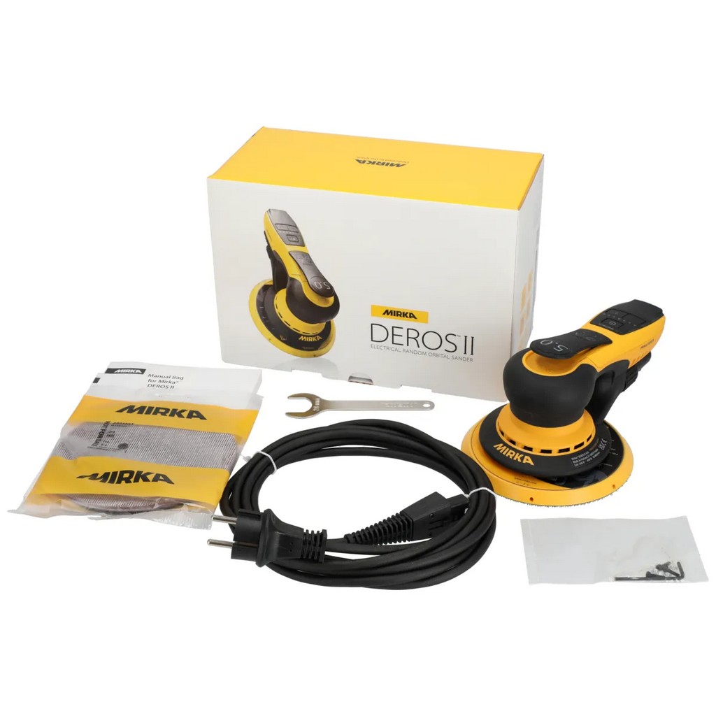 Mirka DEROS II 650 150mm Hub 5.0 Exzenterschleifer Schleifmaschine MID6504044 Mirka DEROS II 650 150mm Hub 5.0 Exzenterschleifer Schleifmaschine MID6504044
