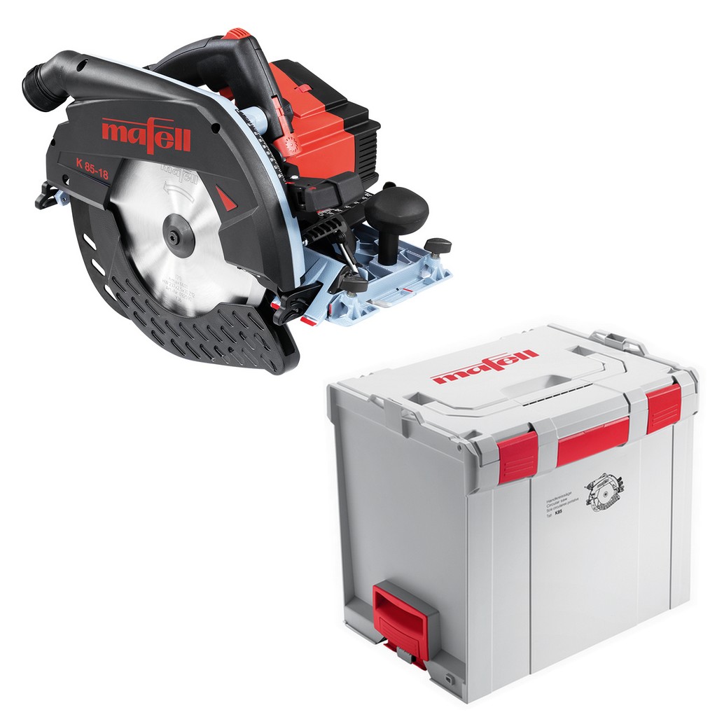 Mafell Akku Handkreissäge K 85-18 PURE im L-MAX Ergo Balance Concept CAS 91E302 Mafell Akku Handkreissäge K 85-18 PURE im L-MAX Ergo Balance Concept CAS 91E302