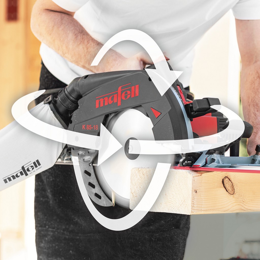 Mafell Akku Handkreissäge K 85-18 PURE im L-MAX Ergo Balance Concept CAS 91E302 Mafell Akku Handkreissäge K 85-18 PURE im L-MAX Ergo Balance Concept CAS 91E302