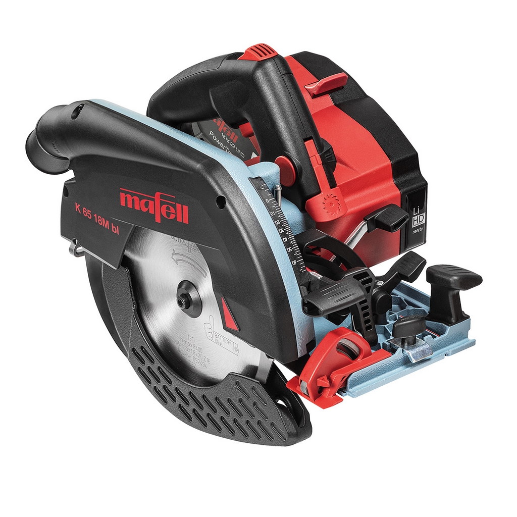 Mafell Akku Handkreissäge K 65 18M bl im T-MAX inkl Sägeblatt 2x Akku CAS 91D801 Mafell Akku Handkreissäge K 65 18M bl im T-MAX inkl Sägeblatt 2x Akku CAS 91D801