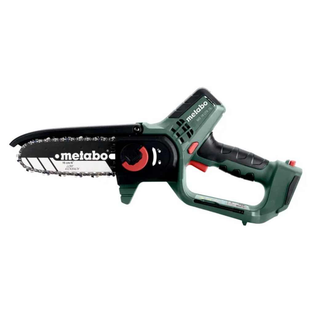 Metabo Akku Gehölzsäge MS 18 LTX 15 ohne Akku ohne Ladegerät Koffer 600856840 Metabo Akku Gehölzsäge MS 18 LTX 15 ohne Akku ohne Ladegerät Koffer 600856840