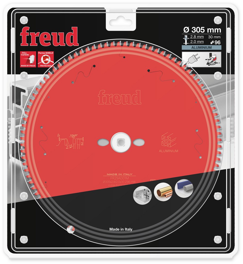 Freud Kreissägeblatt FR29A001M 305x30x2,8/2mm Z96 Aluminium Kappsägen F03FS09829 Freud Kreissägeblatt FR29A001M 305x30x2,8/2mm Z96 Aluminium Kappsägen F03FS09829