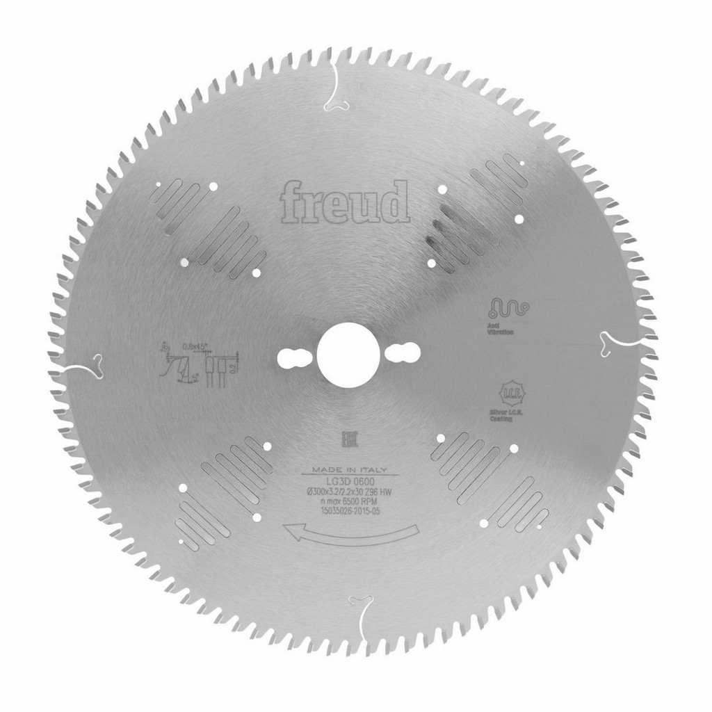 Freud Kreissägeblatt LG3D 0600 300x30x3,2/2,2mm Z96 Holz MDF F03FS07436 Freud Kreissägeblatt LG3D 0600 300x30x3,2/2,2mm Z96 Holz MDF F03FS07436