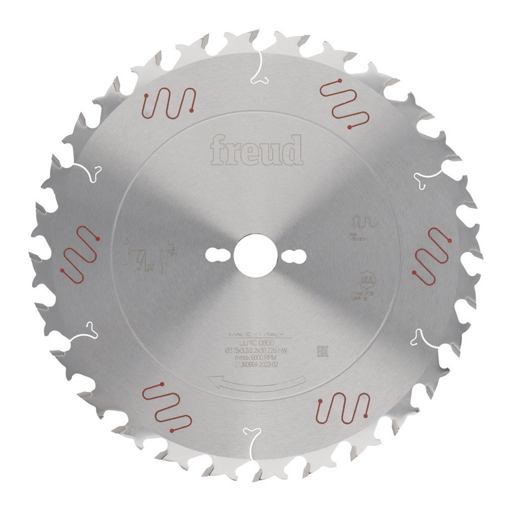 Freud Kreissägeblatt LU1C 0800 315x30x3,2/2,2mm Z28 Mehrblattsägen F03FS04601 Freud Kreissägeblatt LU1C 0800 315x30x3,2/2,2mm Z28 Mehrblattsägen F03FS04601