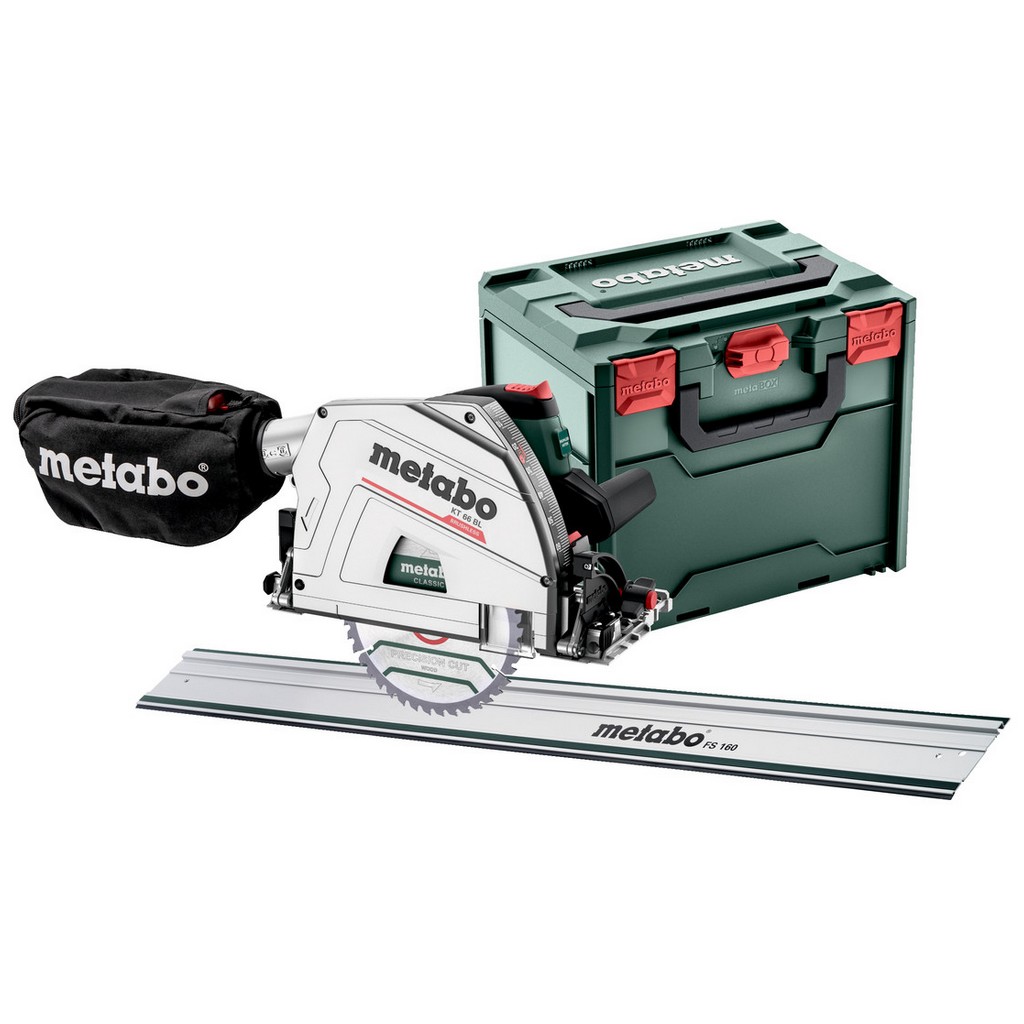 Metabo Tauchkreissäge Set KT 66 BL + FS 160 metaBox 230V Anti Kickback 691219000 Metabo Tauchkreissäge Set KT 66 BL + FS 160 metaBox 230V Anti Kickback 691219000