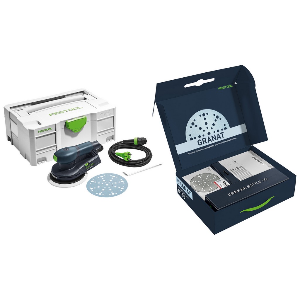 Festool Exzenterschleifer ETS EC150/5 + Schleifscheiben GR-Set P 578188 Festool Exzenterschleifer ETS EC150/5 + Schleifscheiben GR-Set P 578188