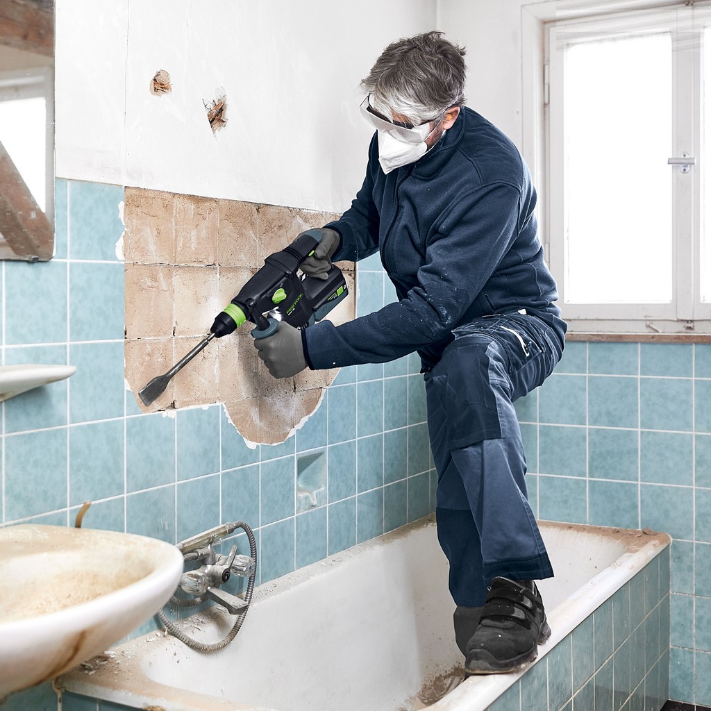 Festool Akku Kombihammer KHC 18 EB-Basic 577447 + Müllner Meißelsatz 230mm 3tlg Festool Akku Kombihammer KHC 18 EB-Basic 577447 + Müllner Meißelsatz 230mm 3tlg