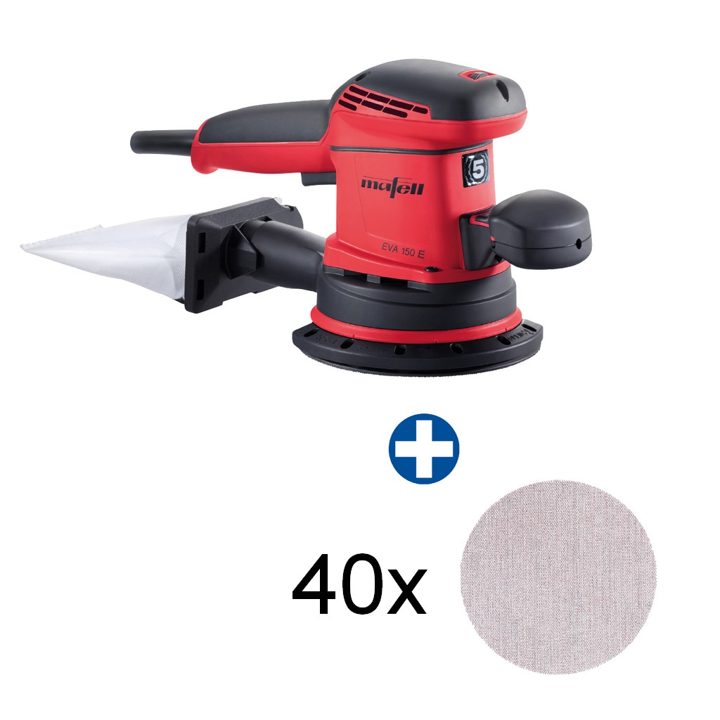 Mafell Exzenterschleifer EVA150E/5 im T-Max 230V Schleifgitterscheiben D150 K100 Mafell Exzenterschleifer EVA150E/5 im T-Max 230V Schleifgitterscheiben D150 K100