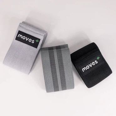 MVS Moves Fabric Elastic Loops Set | Textile Widerstandsbänder für Fitness, Therapie & Muskeltraining
