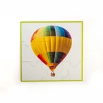 Vollständig zusammengesetztes happy&active Motorikpuzzle mit farbigem Heißluftballon