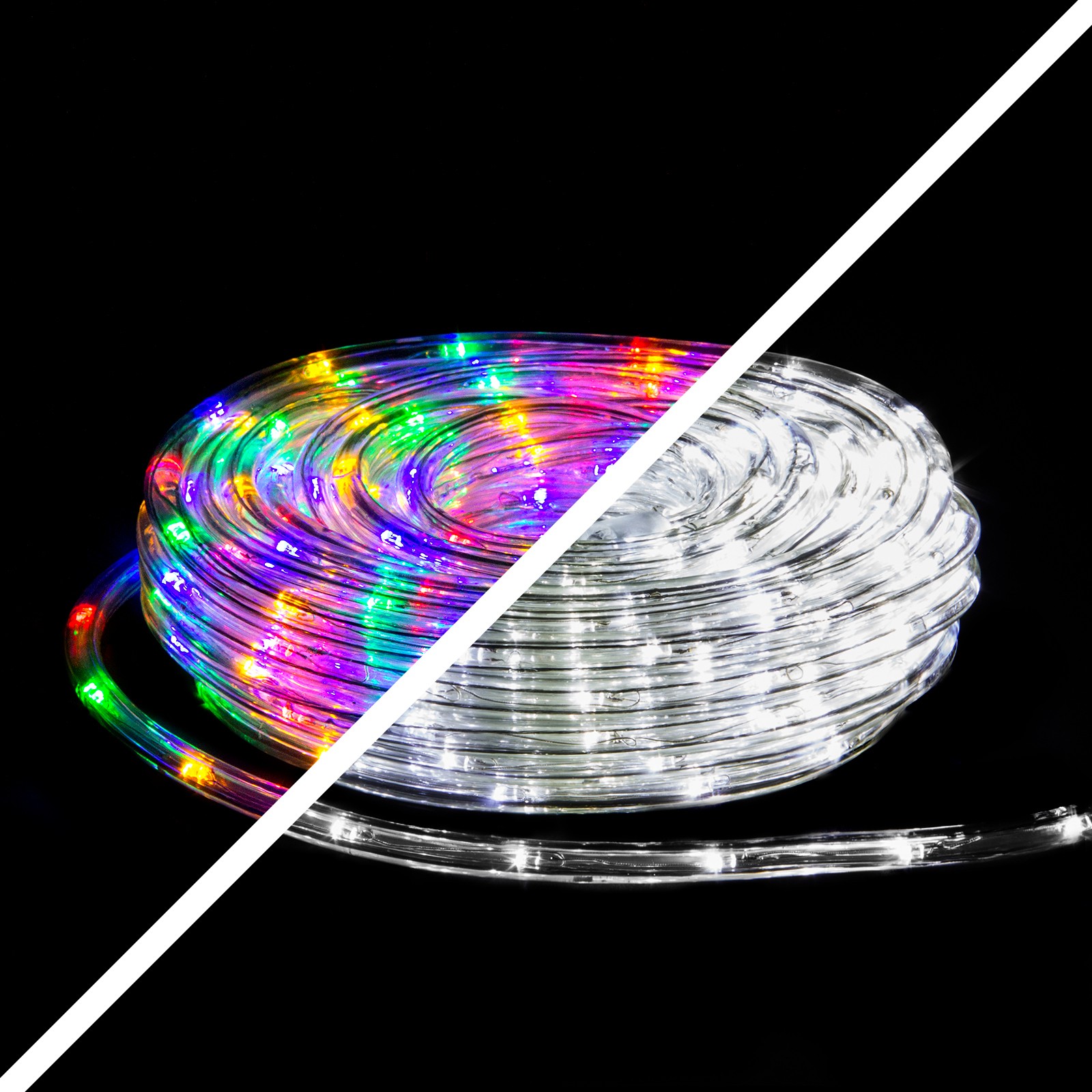 LED Schlauch mit 360 LEDs und 8 Programmen | Multicolor & Weiß