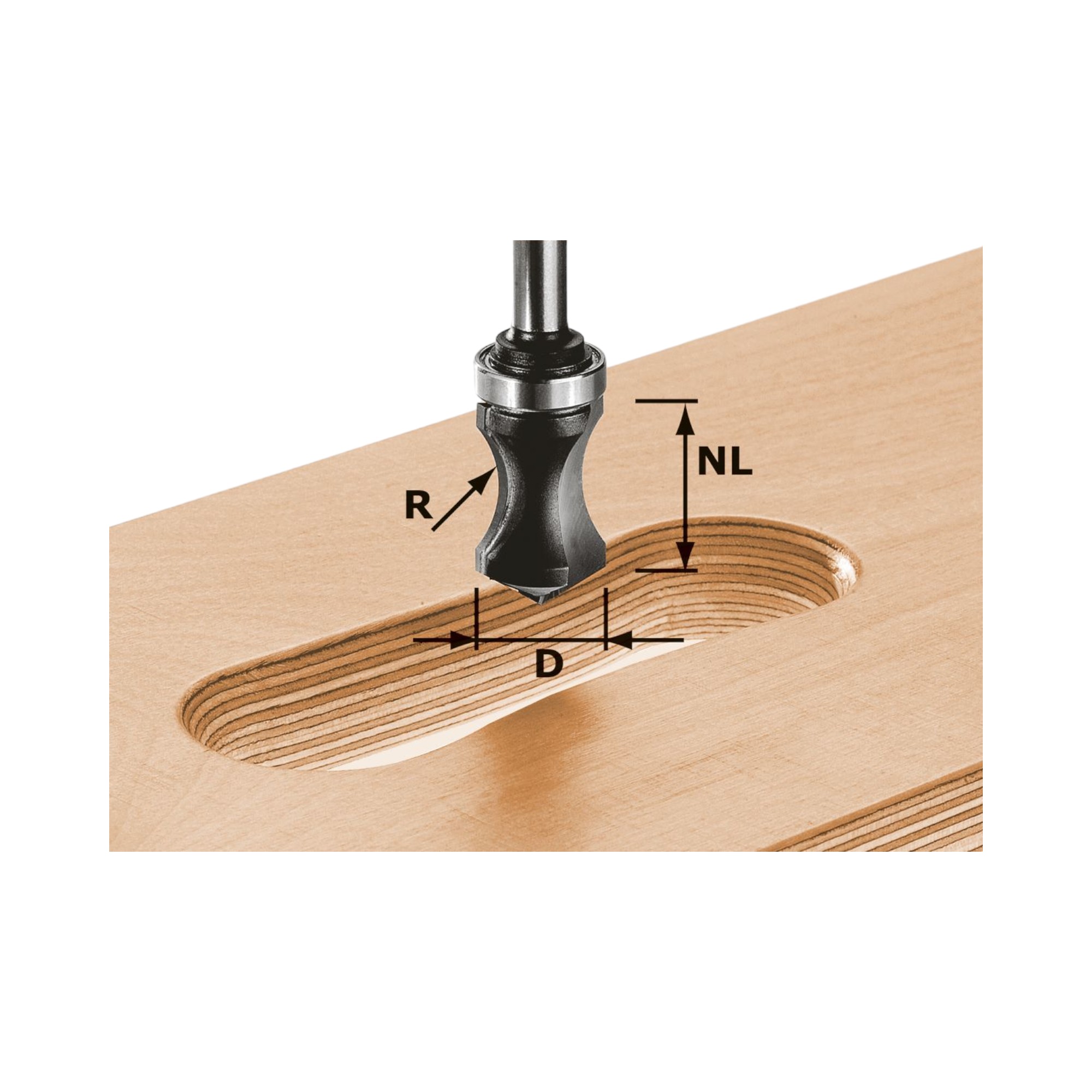 Bosch Nutfräser 9 x 20 mm, 8 mm Schaft (2608628382) ab 7,98