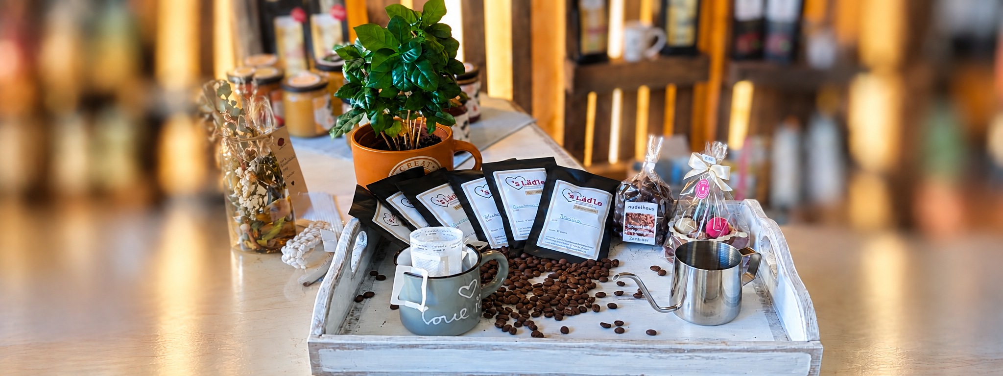 Sie sind wieder verfügbar! Unsere kleinen Kaffee-Versucherle :)