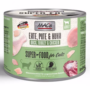 MACs Cat Ente Pute Huhn für Katzen 200g