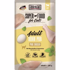 MACs Cat Huhn pur Pochbeutel für Katzen 300g