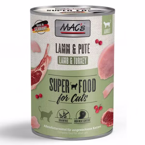 MACs Cat Lamm Pute für Katzen 400g