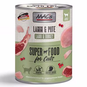 MACs Cat Lamm Pute für Katzen 800g