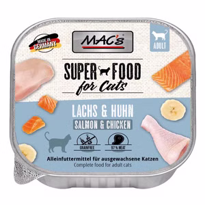 MACs Cat Schale Lachs Huhn für Katzen 100g
