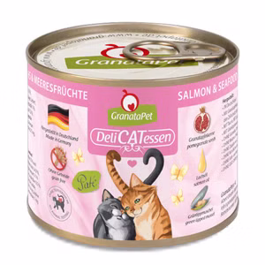 GranataPet Delicatessen Lachs Meeresfrüchte für Katzen 200g