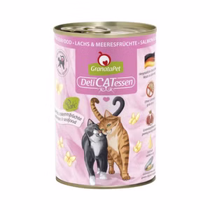 GranataPet Delicatessen Lachs Meeresfrüchte für Katzen 400g