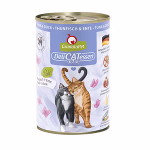 GranataPet Delicatessen Thunfisch Ente für Katzen 400g