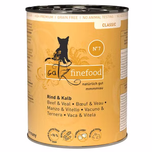 catz finefood Classic Nr 7 Rind und Kalb für Katzen 200g