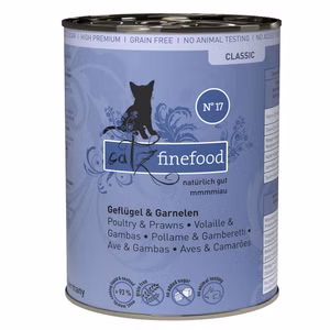 catz finefood Classic Nr 17 Geflügel und Garnelen für Katzen 400g