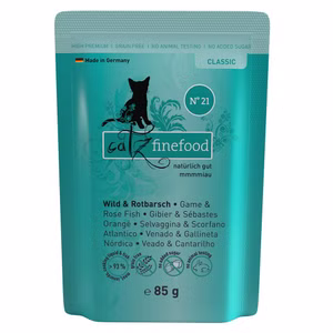 catz finefood Classic Nr 21 Wild Rotbarsch für Katzen 200g
