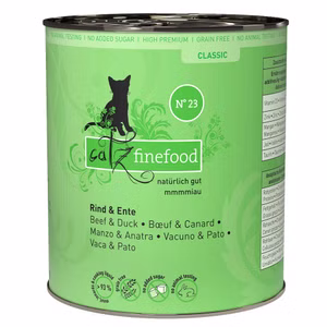 catz finefood Classic Nr 23 Rind und Ente für Katzen 6x800g