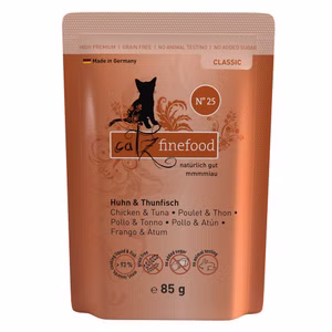 catz finefood Classic Nr 25 Huhn Thunfisch für Katzen 6x200g