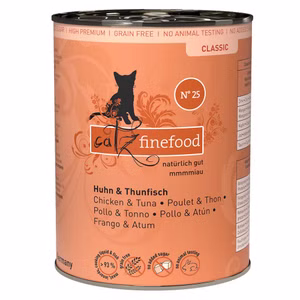 catz finefood Classic Nr 25 Huhn Thunfisch für Katzen 6x200g
