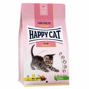 Happy Cat Young Kitten Land-Geflügel für Katzen 4kg