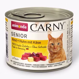 Animonda Carny Senior Rind Huhn mit Käse für Katzen 6x200g