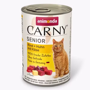 Animonda Carny Senior Rind Huhn mit Käse für Katzen 6x400g