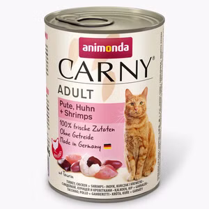Animonda Carny Adult Pute Huhn Shrimps für Katzen  6x400g