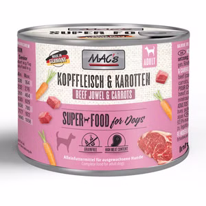 MACs Dog Kopffleisch Karotten  200g