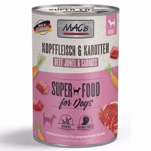 MACs Dog Kopffleisch Karotten  400g